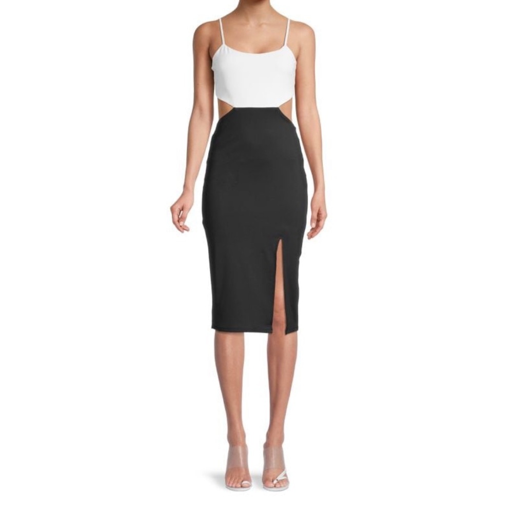 Bebe cutout pencil dress
